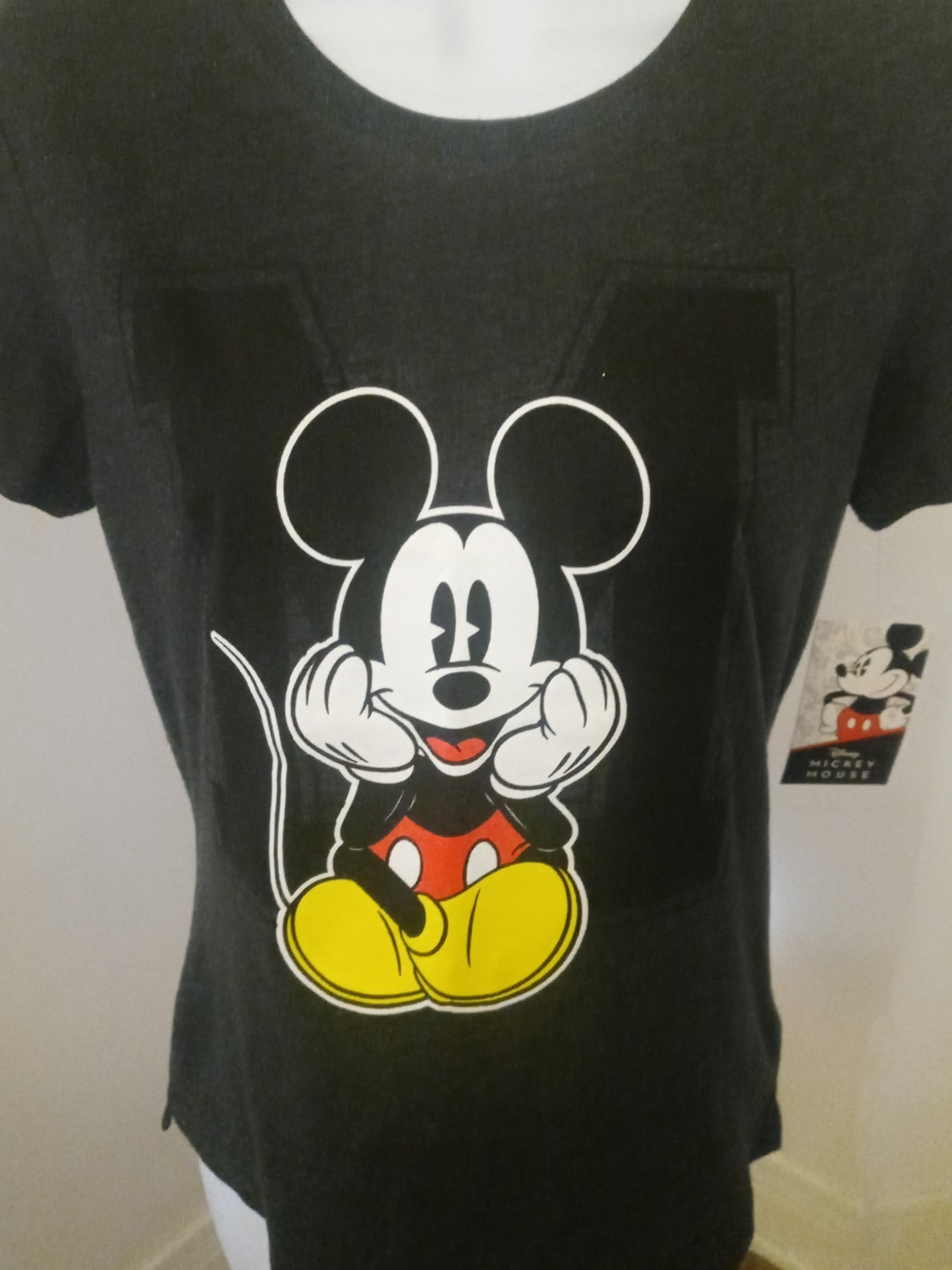 Disney Mickey Mouse T Shirt Women's Top Size M