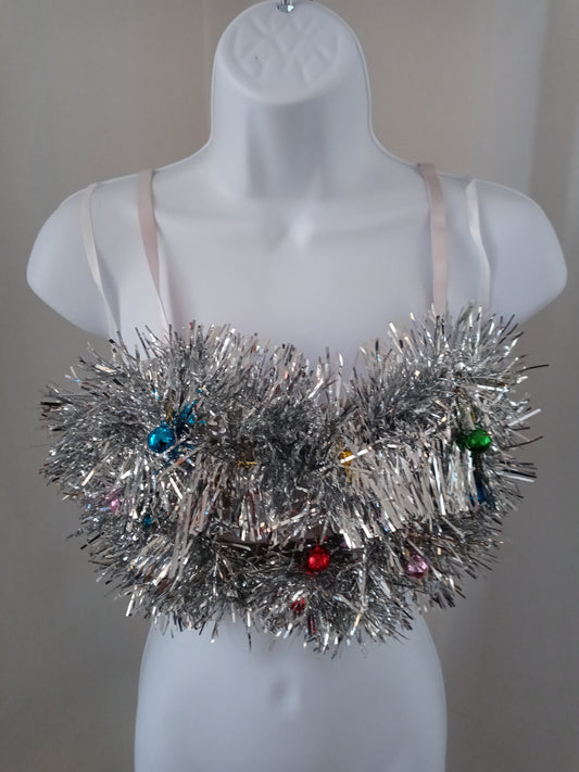 Akira JINGLE BELLS SILVER BUSTIER