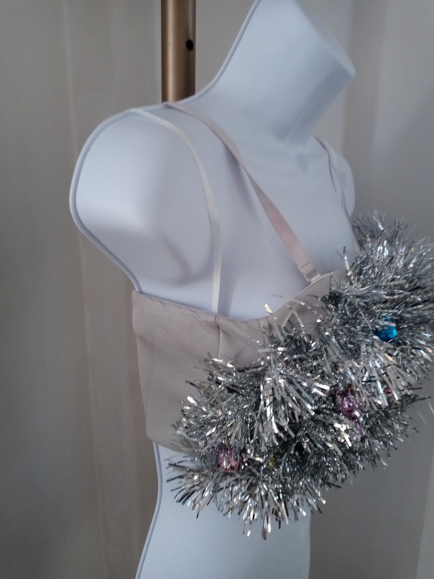 Akira JINGLE BELLS SILVER BUSTIER