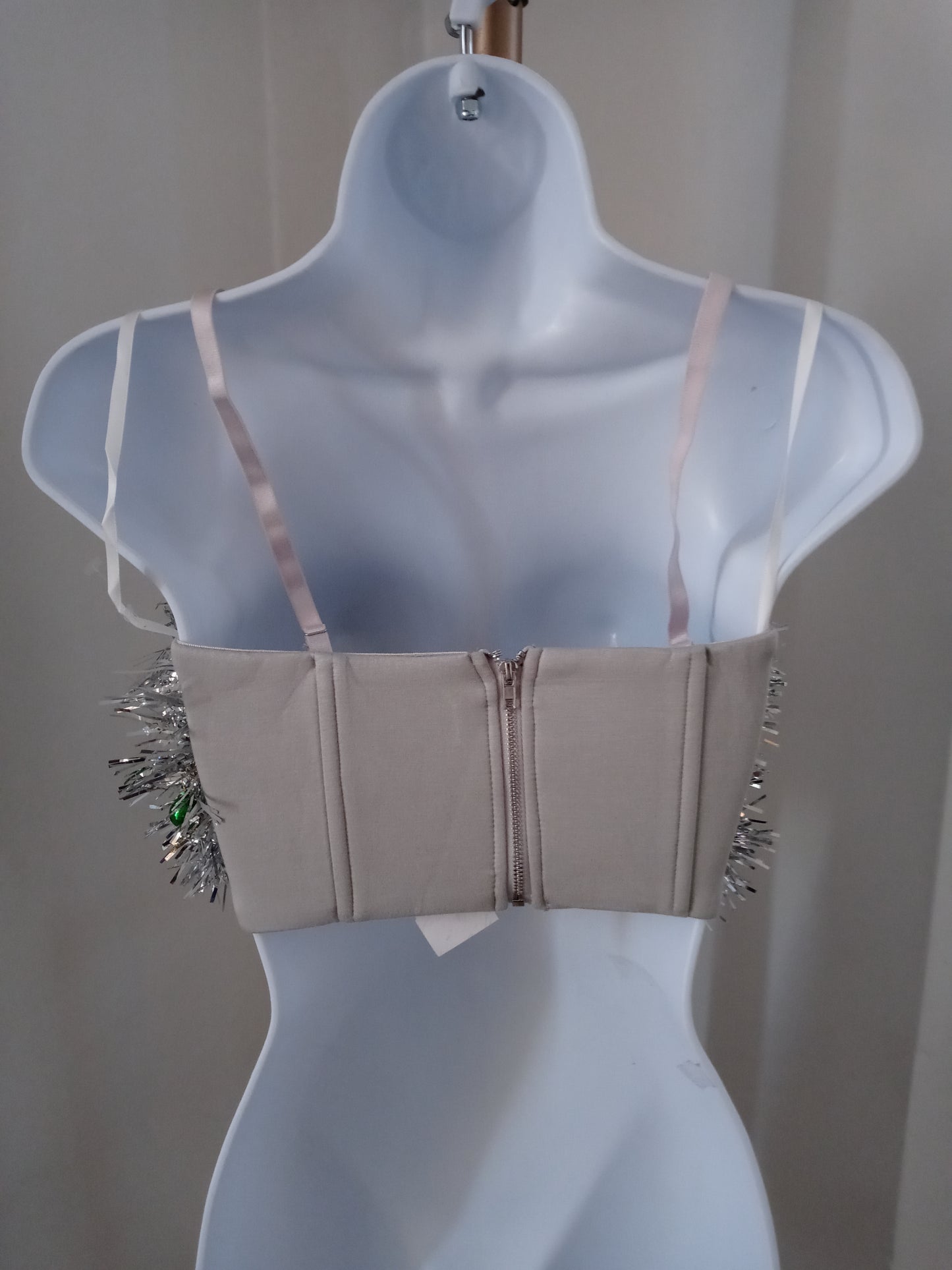 Akira JINGLE BELLS SILVER BUSTIER