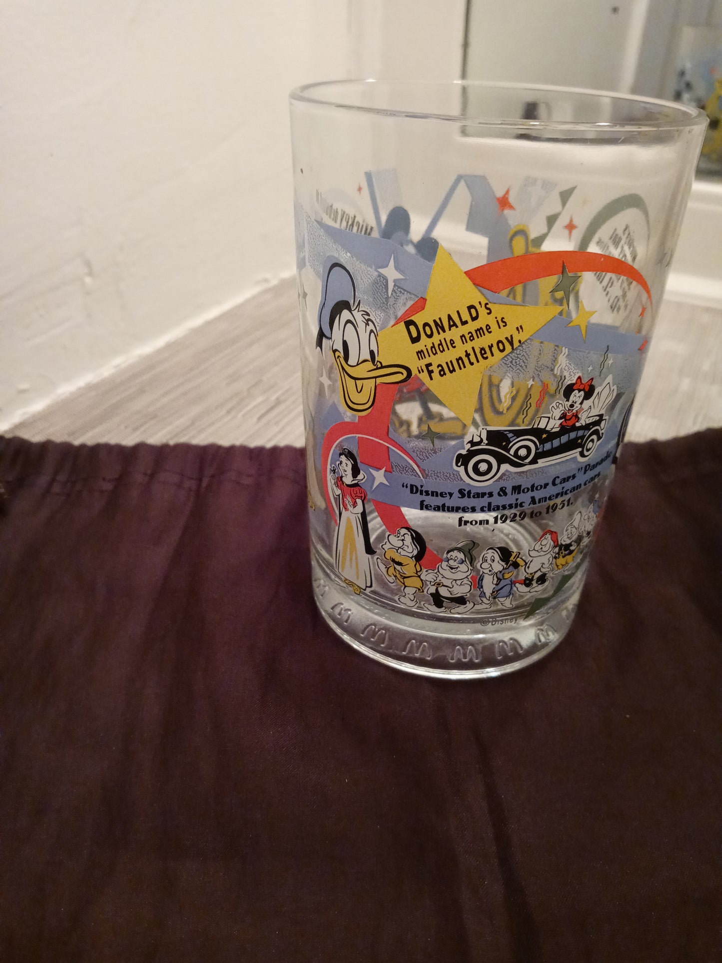 McDonald’s Walt Disney World 100 Years Of Magic Glass Cup
