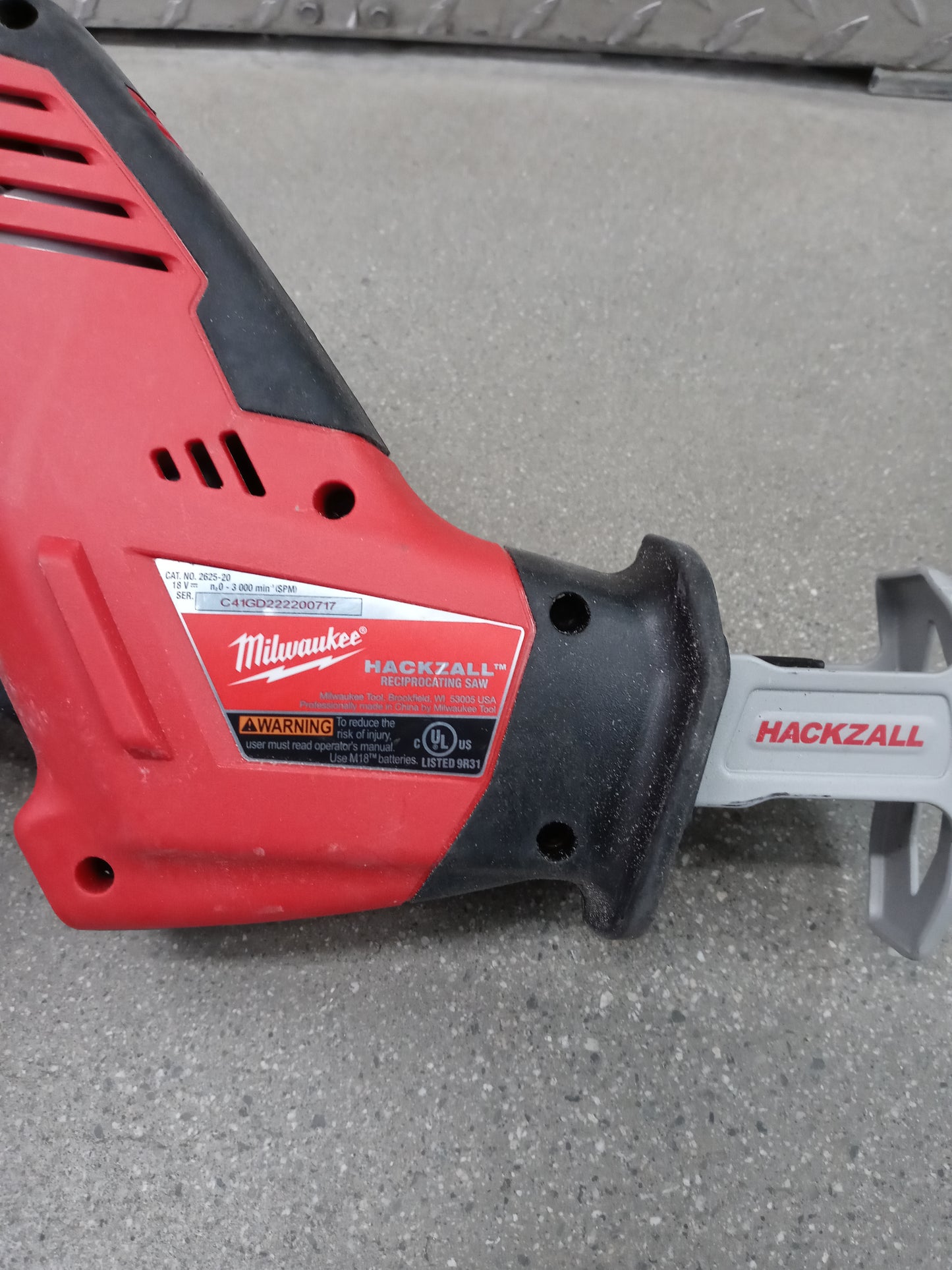 Milwaukee M18 Hackzall Reciprocating Saw -