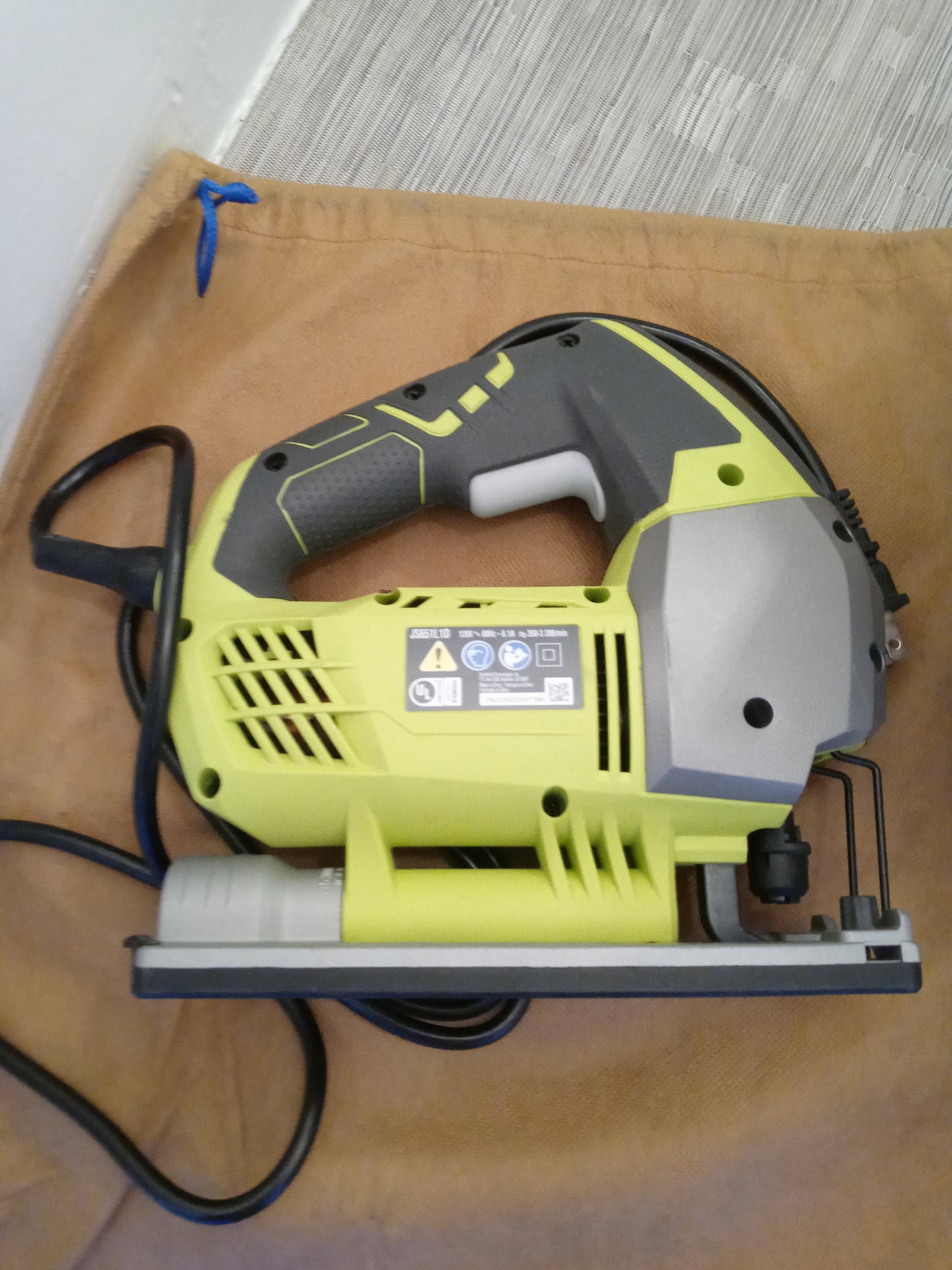 Ryobi 120V Corded Variable Speed Orbital Jigsaw-