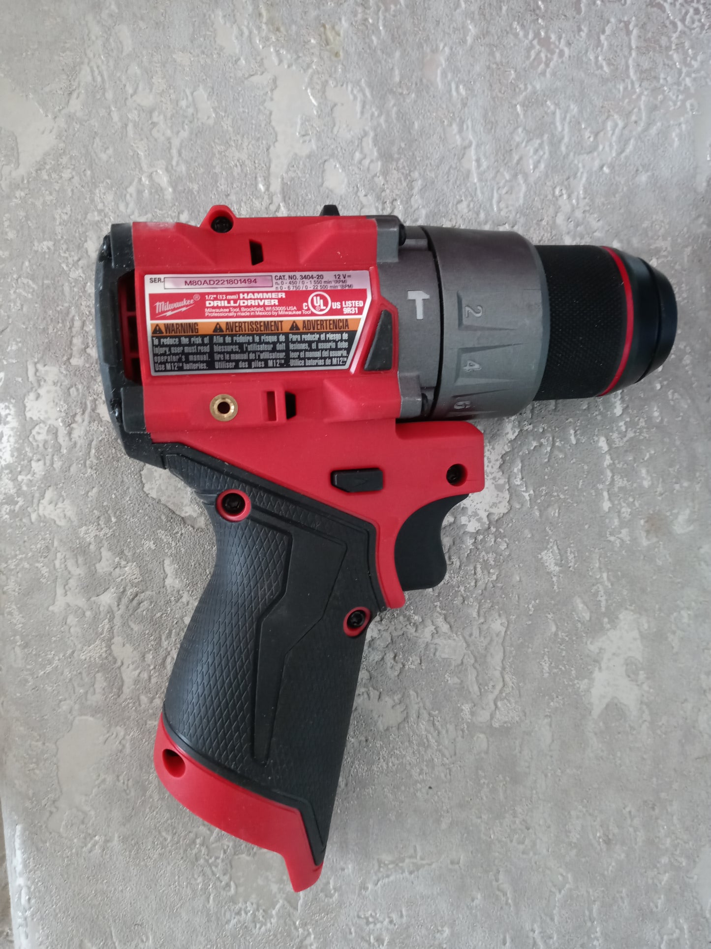 Milwaukee M12 FUEL 1/2" Hammer Drill Driver
