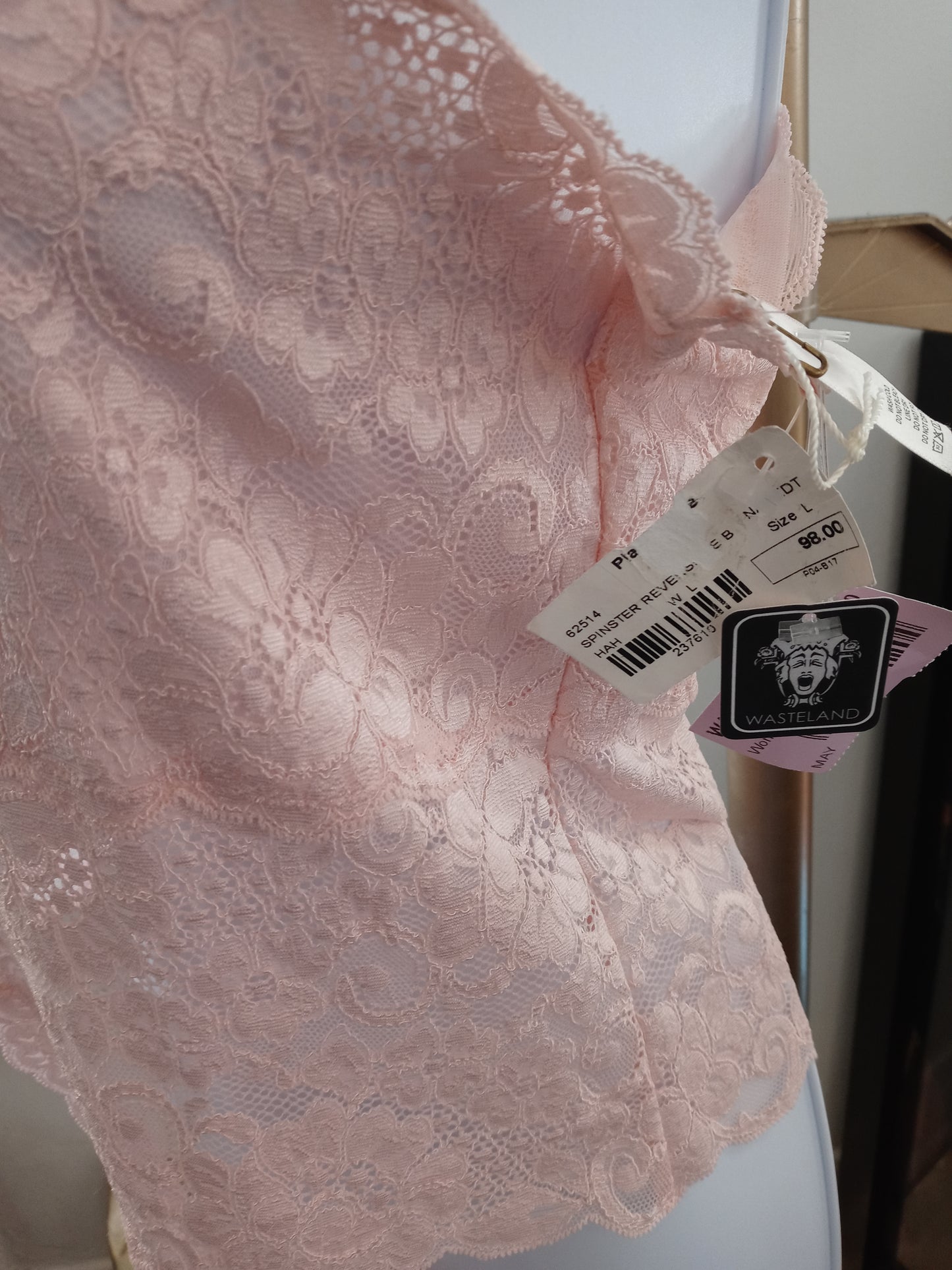 Wasteland Women's Light Pink Intimates 1pc