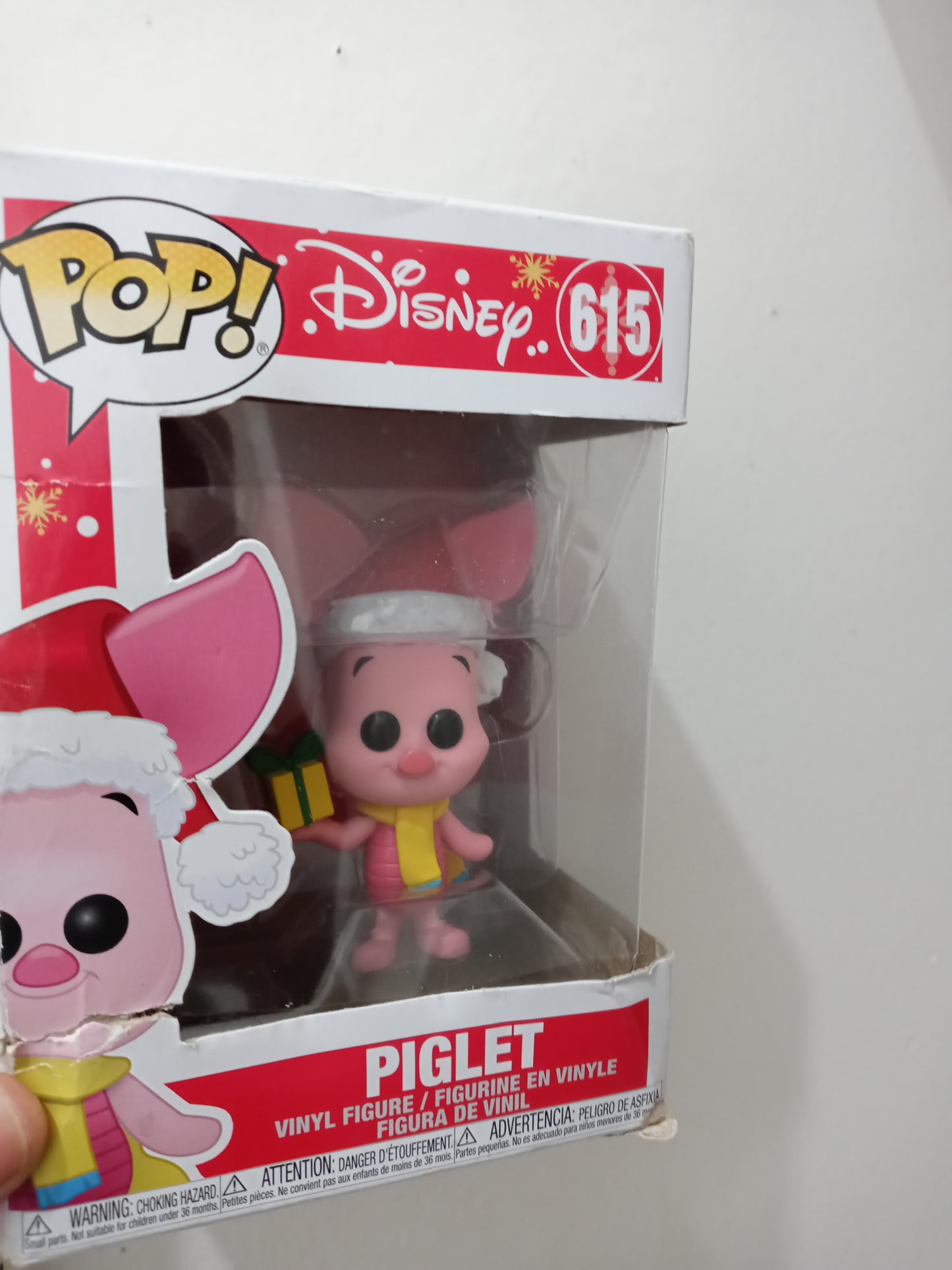 Funko Pop Disney's Piglet #615 with Pop Protector.