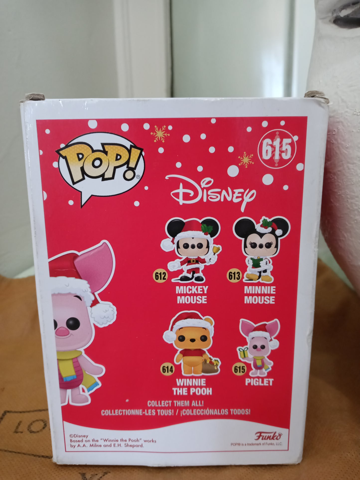 Funko Pop Disney's Piglet #615 with Pop Protector.