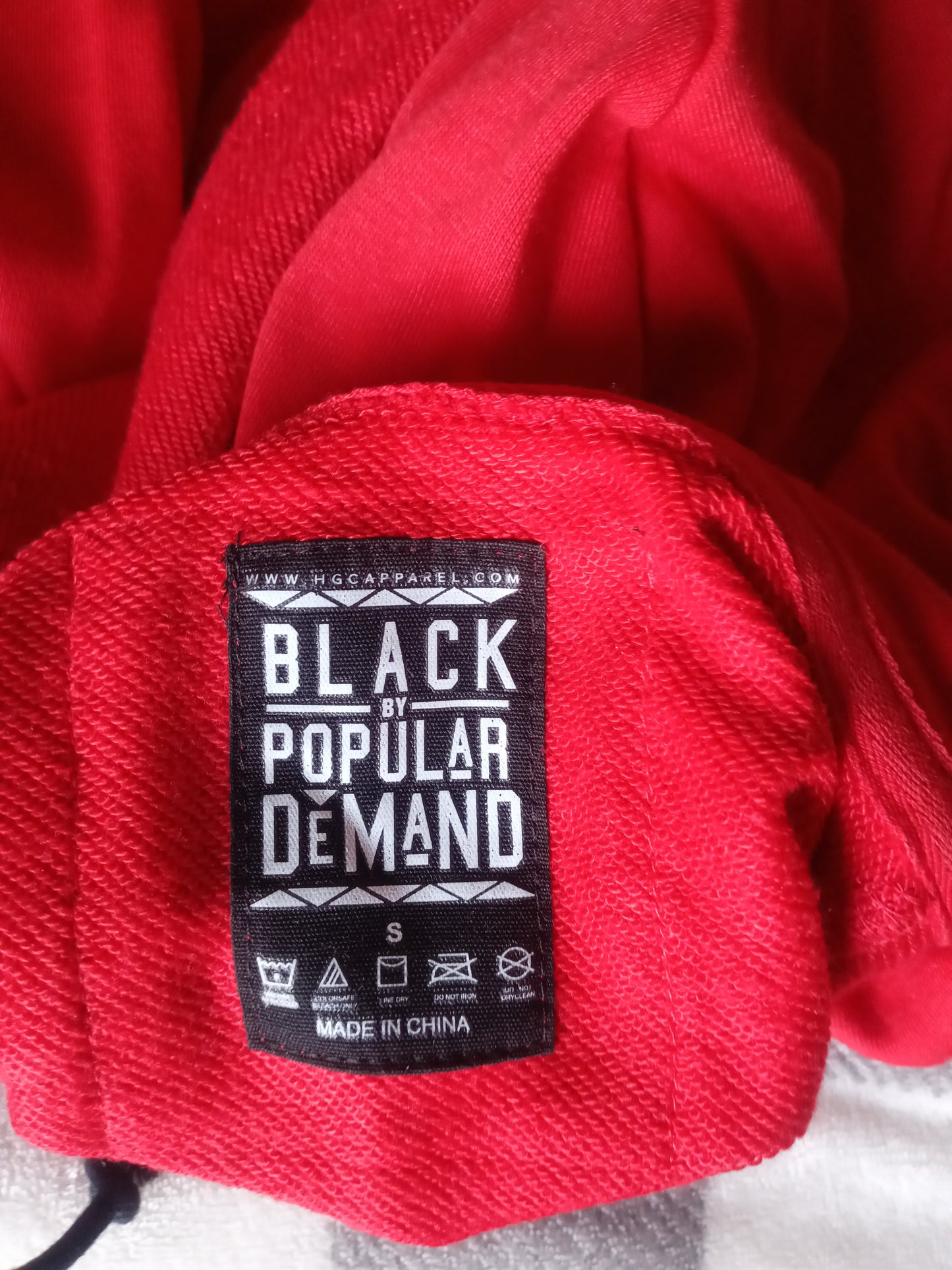 Black By Popular Demand Long Sleeve Crop Top Sweat Shirt Hoodie