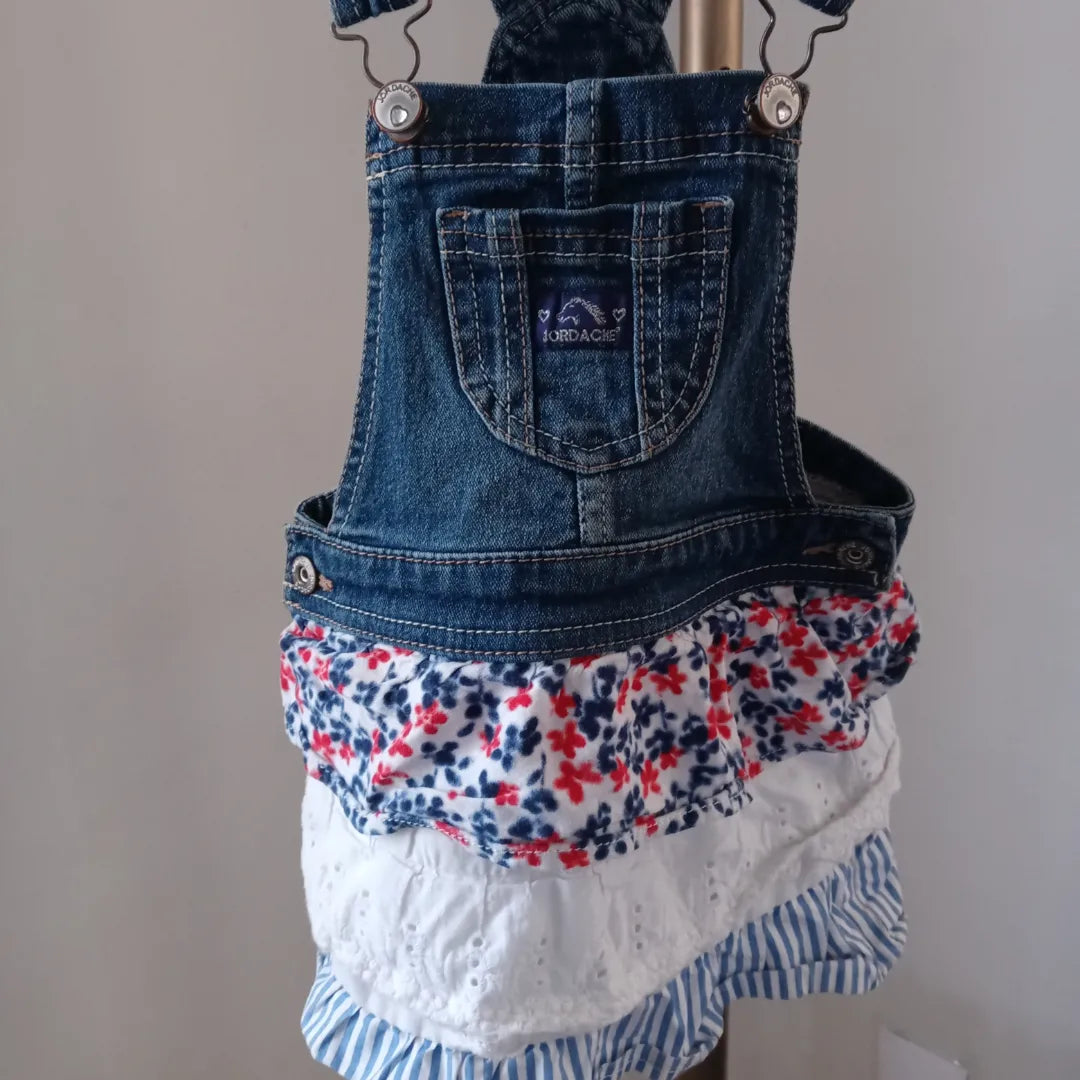Jordache Bib Overalls Dress Size 4T