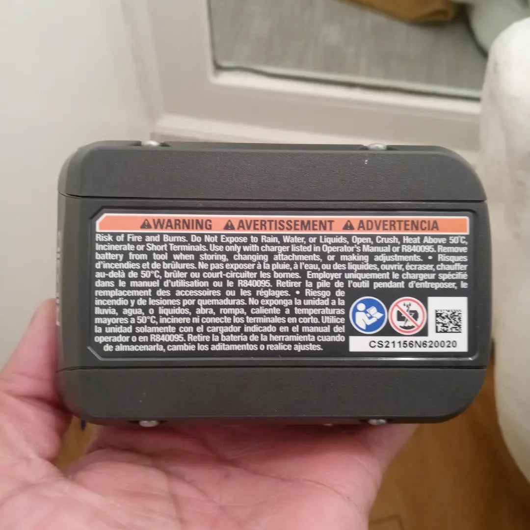 Ridgid R87002 18V Lithium - Ion 2.0AH Battery - Pre Owned - Used / Good Condition