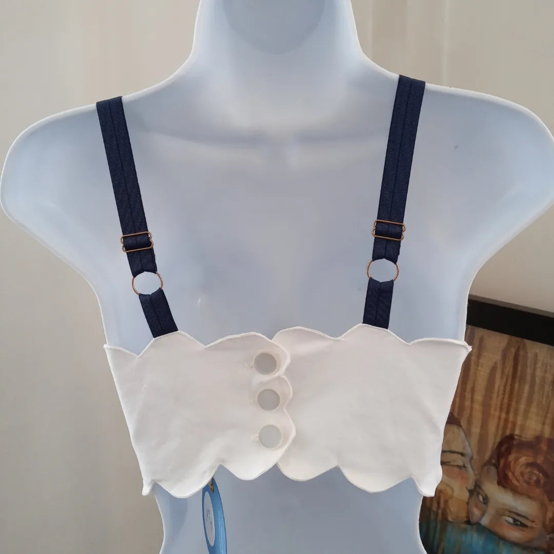 Cartolina Nantucket By : Zoe Rosenberg Women's Crop Top