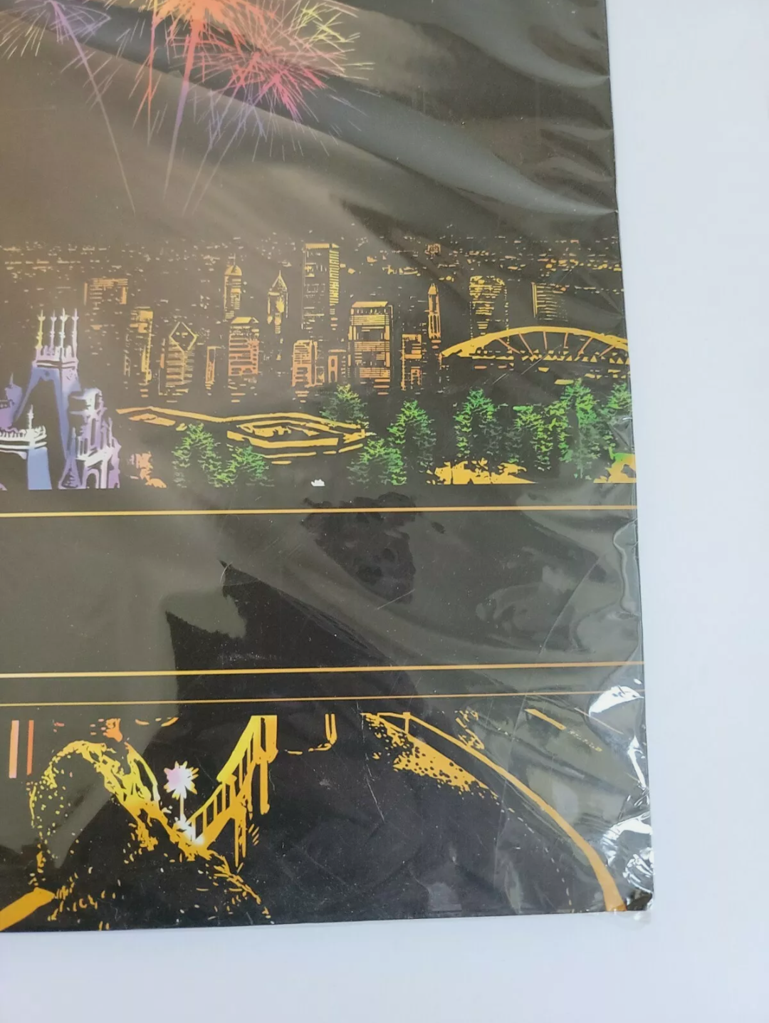 Scratch-Off Art Drawing Dream Castle Sketch kit Sealed Teen Adult 16x11in..