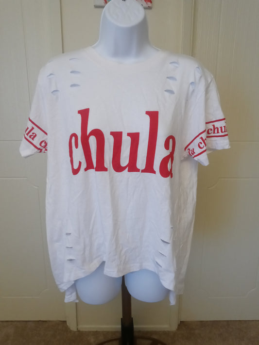 Chula - On Fire - Women's White T Shirt