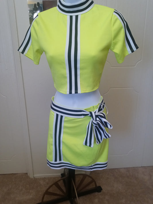 Fashion Nova No Apologizes Women's 2pc Neon Set