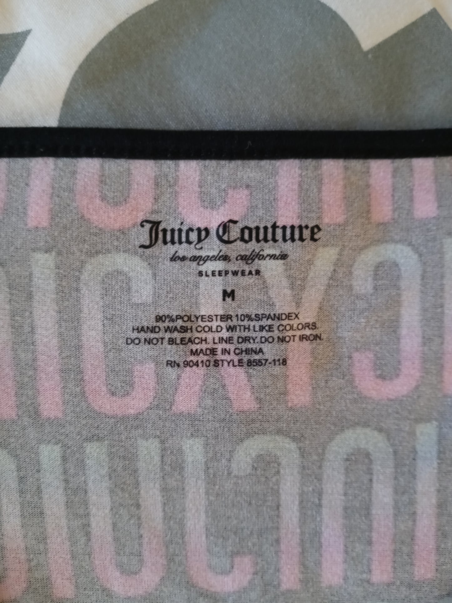 Juicy Couture Los Angeles Women's Sleeveless Multi Color Tank Top Sleepwear Set - Top & Bottom