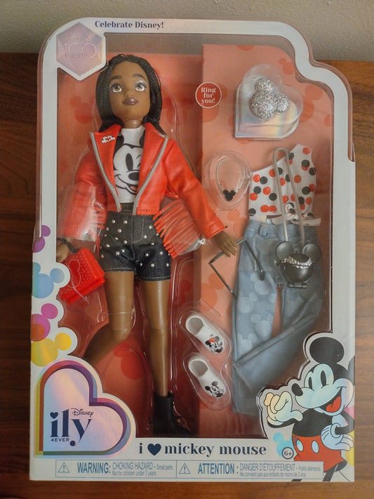 Disney 100 Years Of Wonder ily 4ever Inspired By Mickey Fashion Doll NEW 2023