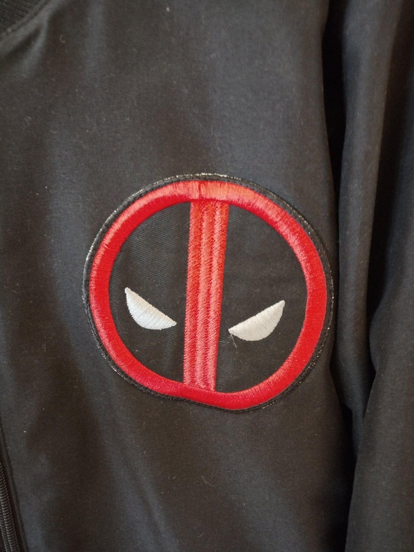Marvel Deadpool Men's Bomber Jacket Black