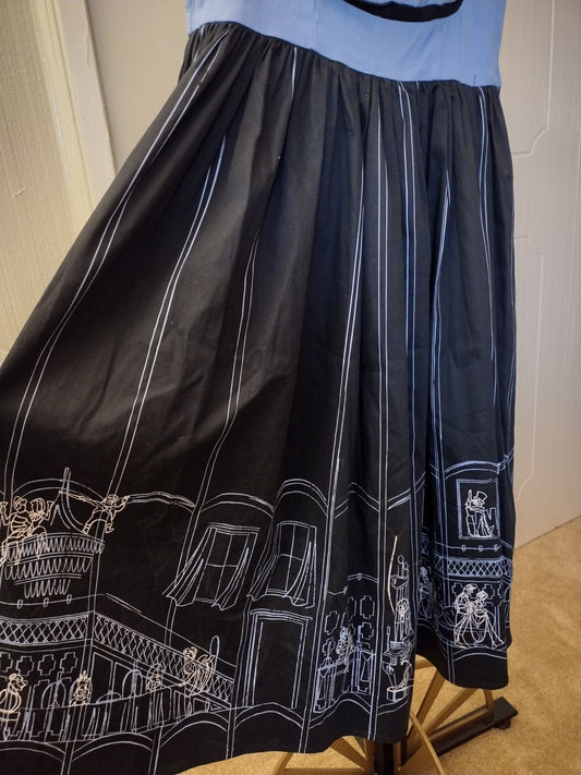 DISNEY The Dress Shop Her Universe Haunted Mansion Ballroom Scene Dress Small