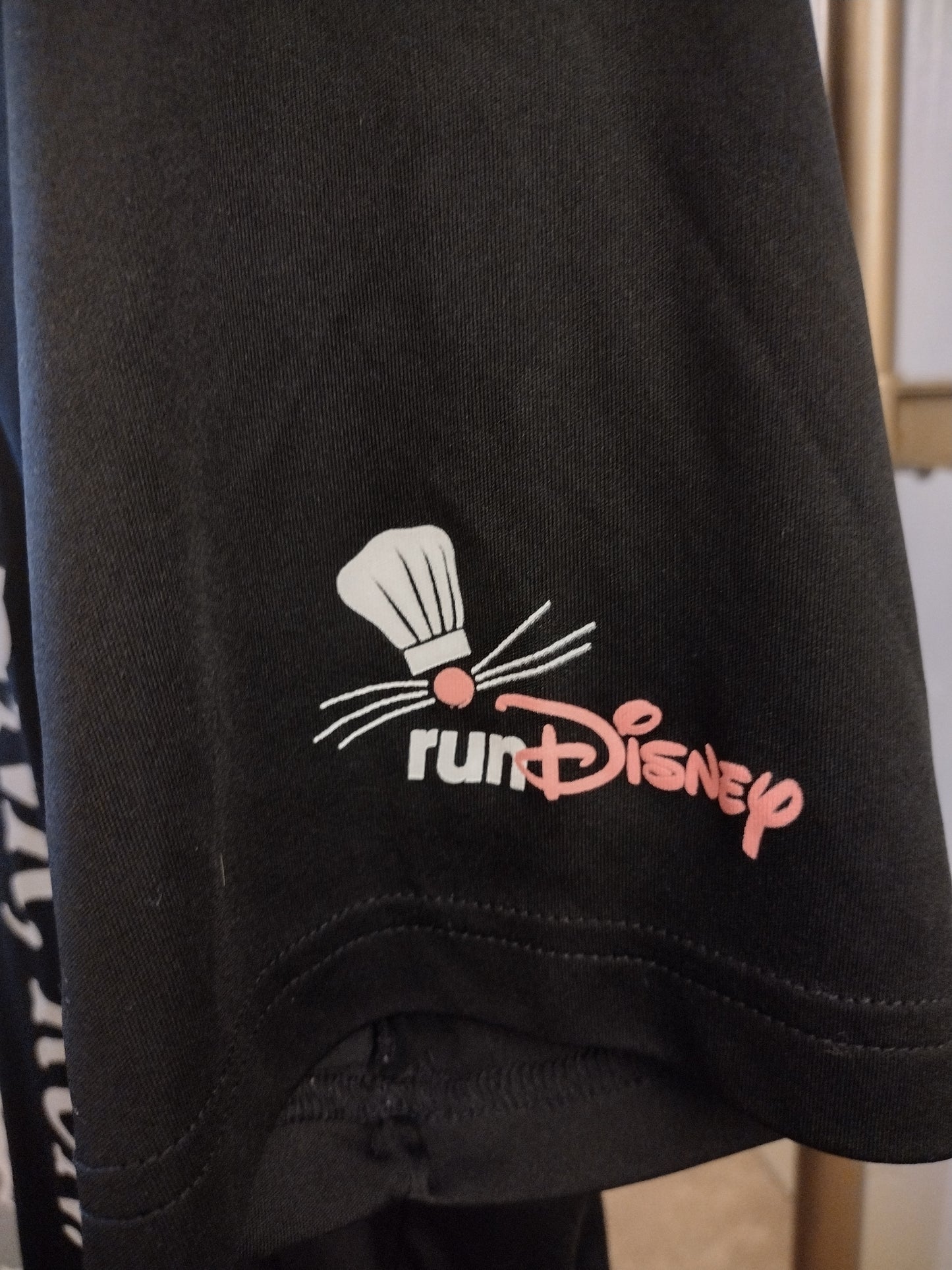 Disney parks Run Disney Remy Performance T-shirt Black Men's Size L Eat, Drink,