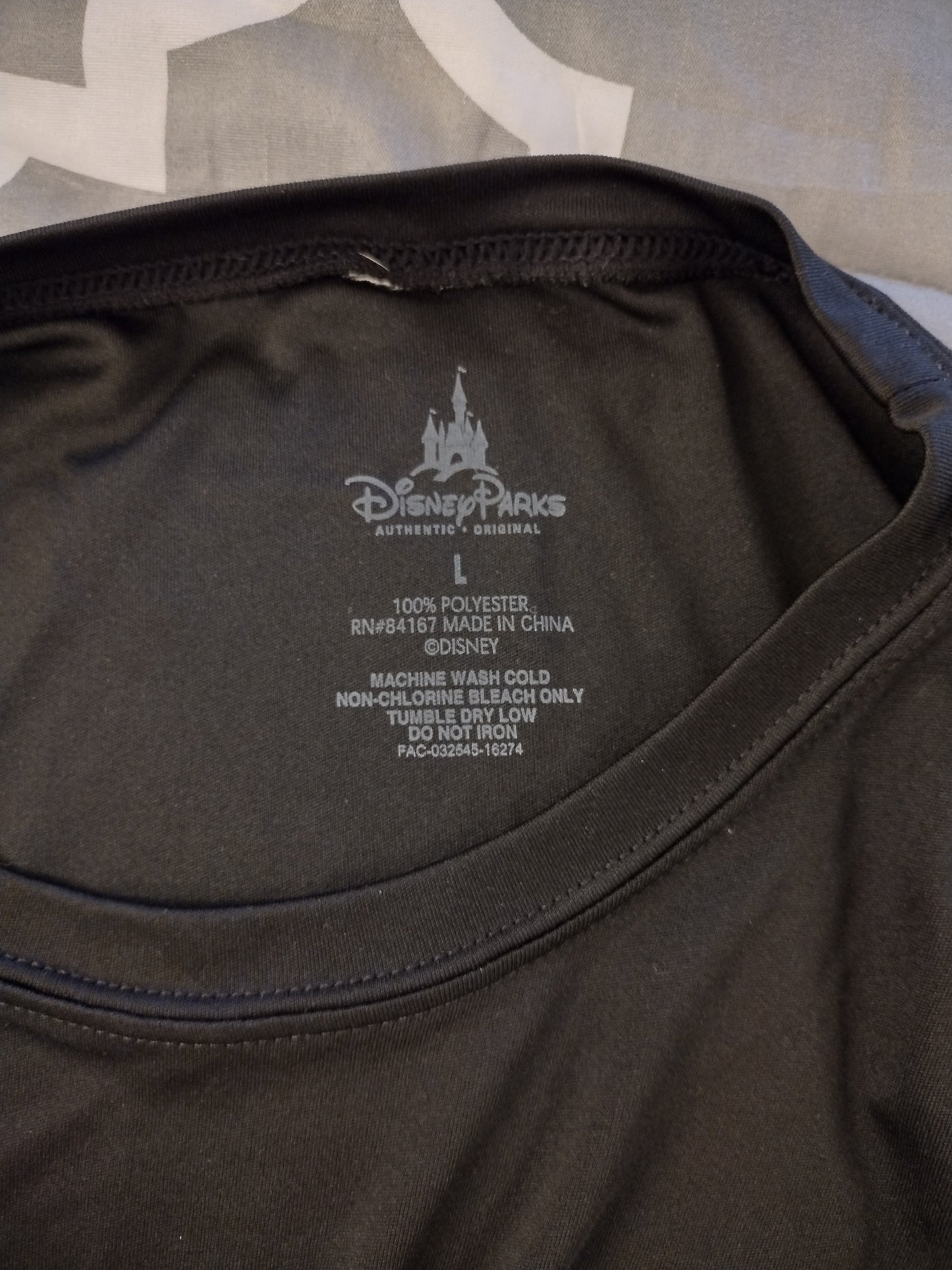 Disney parks Run Disney Remy Performance T-shirt Black Men's Size L Eat, Drink,