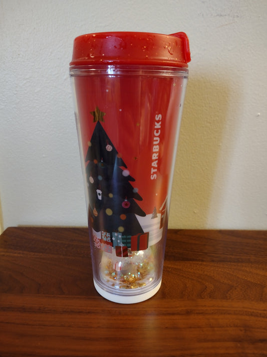 Starbucks China Christmas Time 2020 Collection Store 1st Series Penguin Snow Globe To Go Tumbler 355mi