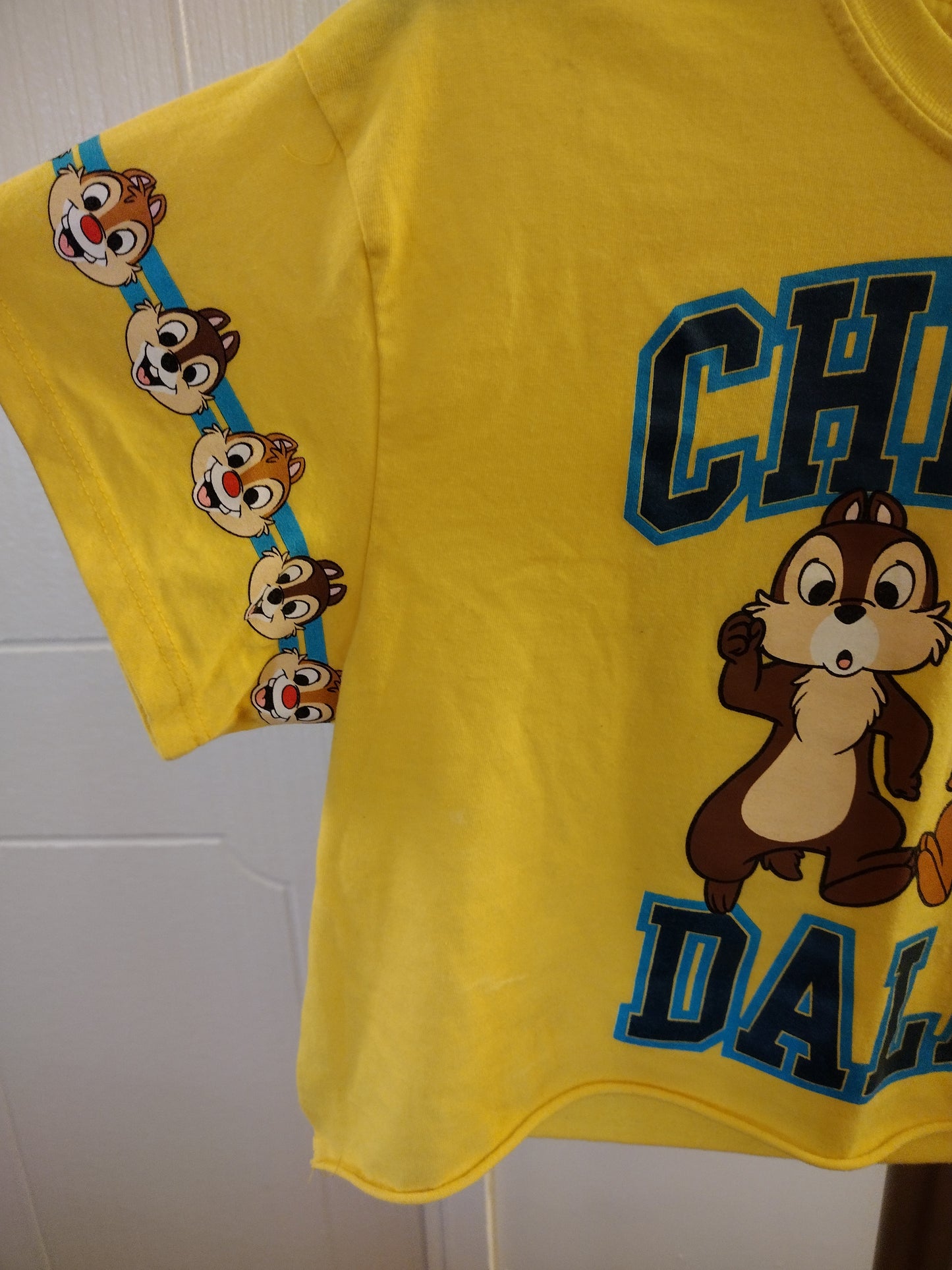 Disney Chip N Dale Women's In Trouble Again! #43 Cut Off T Shirt