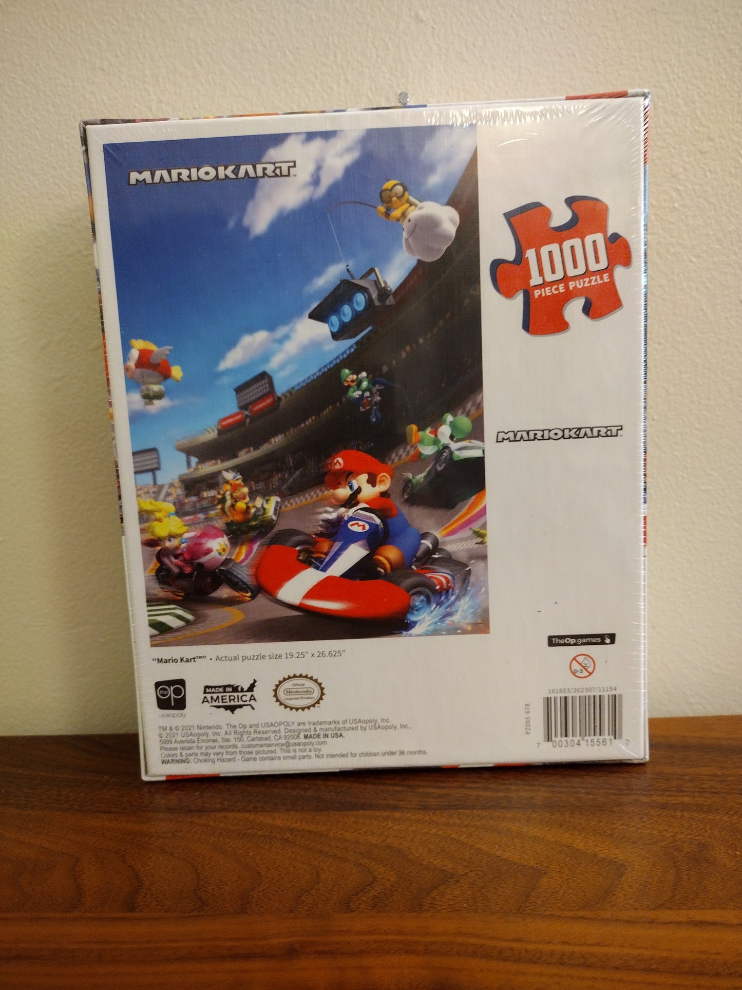 Super Mario Mario Kart 1000 Piece Puzzle Age=8+ The OP Puzzles.