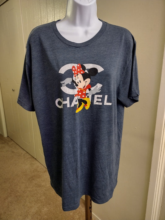 Disney Adult Custom T Shirt  Adult Unisex Sex - Size Large