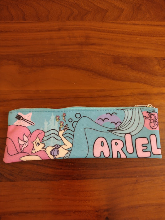 Disney Shop Disney Ariel Little Mermaid Cosmetic Bag / Pencil Case