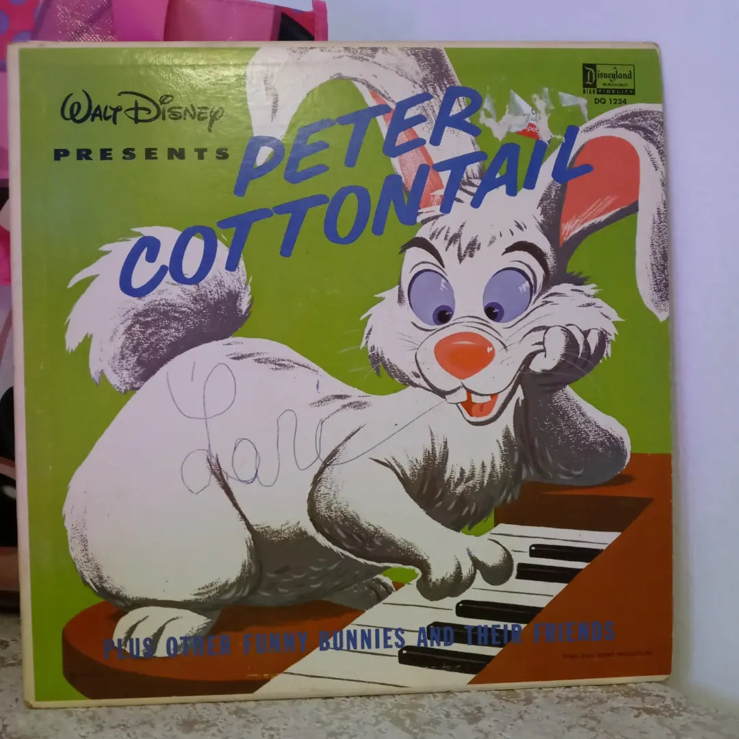 LP ~ Peter Cottontail ~ Alice in Wonderland ~ Funny Bunnies ~ Disneyland Records